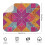 Boho dish mat microfiber 18x24 inch floral foldable washable 2