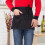 Half Apron Solid Color with Pockets Waist Apron 1