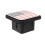 Tow Hitch Cover Red Rubber Weather Resistant 1 Pack 6