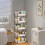 Mobile Storage Rack with Rollers and Layers 2