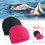 Swimming Cap Unisex Fabric 2 Pieces 2