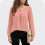 Women's Casual Pullover Top Round Neck Three-Quarter Sleeve 5