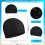 Swimming Cap Unisex Fabric 2 Pieces 4