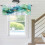 Curtain Valance Green-Blue Gradient Abstract Marble Texture 8