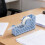 Desktop Tape Dispenser Heavy Duty Floral Design with 2