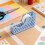 Desktop Tape Dispenser Heavy Duty Floral Design with 5