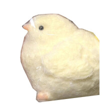 Keai Handmade Scratching and Rubbing Toys Small Yellow Chicken Silicone Chicken Gift Toy B