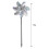Bird Repeller Windmill Silver Pinwheel for Garden Lawn 5