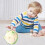 Crinkle-Sound Turtle Plush Toy Blue Green 1 pc 1