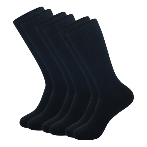 Men's Wool Thermal Socks Dri-Tech Breathable Crew 3 Pairs