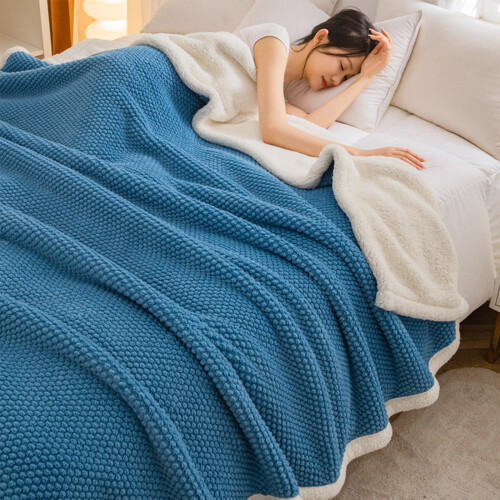Cotton Weave Throw Blanket 78.74 x 59.05 in 1
