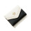 Women's Tri-Fold Wallet PU Leather Slim Black 1
