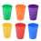 Stackable Toy Cups Rainbow Set 12 pcs Unbreakable Plastic 1