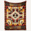 Φανελένια Κουβέρτα με Σχέδιο Southwestern Cross 50x60 ίντσες 3