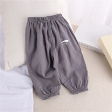 Cotton Linen Trousers for Kids Elastic Waist 6 Years