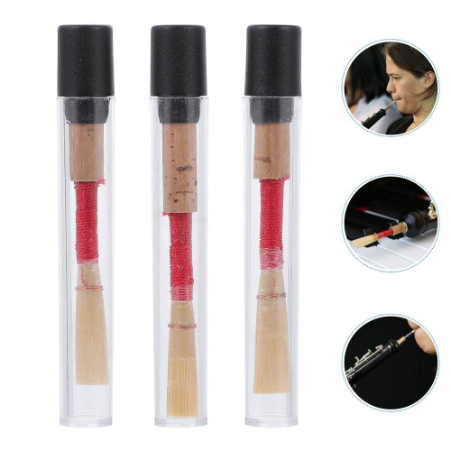 Oboe Reeds Natural Bamboo 3 Pieces with Boxes