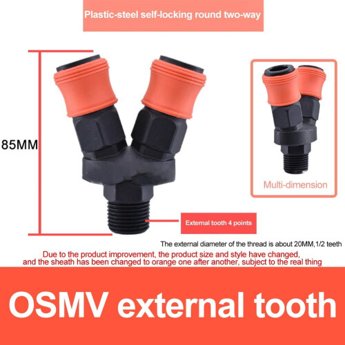 Plastic Quick Coupling Pneumatic Fitting Male/Female SMV