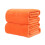 Fleece Blanket Solid Color 70 x 100 cm Orange 2