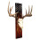 USA Flag Deer Antler Display Rack Hook Pedestal 1 pc 1