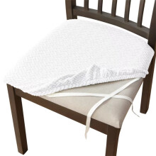 Stretch Jacquard Dining Chair Covers Washable Anti-Dust