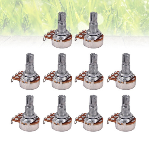 Brass Brown Potentiometer Knobs for Guitar Tone and Volume
