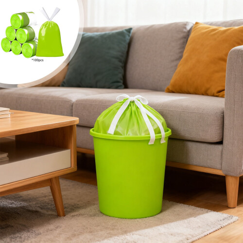 Small Trash Bags with Drawstring 17.72x17.72 Inch 100 Count 1