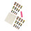 Acrylic Press-On Nails Glossy Full Cover 24 Pieces 6