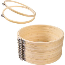 4 Inch Bamboo Embroidery Hoop for Cross Stitch DIY (2/5/10