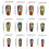 Acrylic Press-On Nails Glossy Full Cover 24 Pieces 5