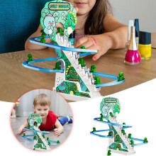 Dinosaur Climbing Slide Playground with Music Lights