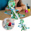 Dinosaur Climbing Slide Playground with Music Lights 1