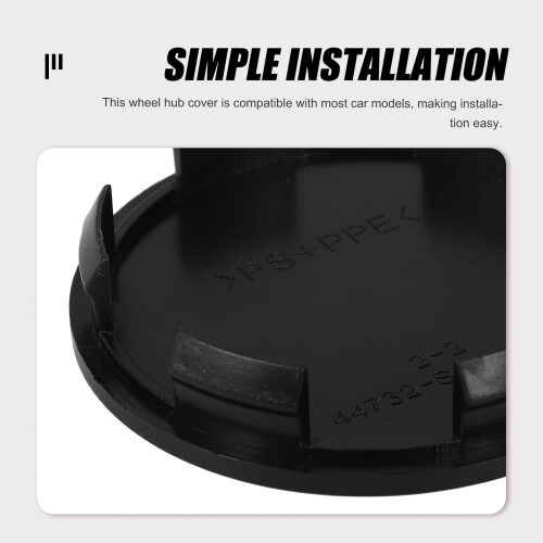 Hub Cap Modification Accessories 4 Pcs Plastic Wheel Covers 2