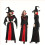 Witch Hat Halloween Decoration Black Pleated Pointed Hat 4