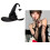 Witch Hat Halloween Decoration Black Pleated Pointed Hat 5