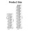 Sloping Narrow Shoe Rack Beige 8-Tier Free-Standing 3