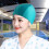 Bathing Hat Nylon Rose Red Waterproof Full Fit 3