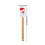 Christmas silicone spatula with wooden handle 1 piece 3