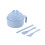 Microwave Ramen Bowl Set with Lid and Utensils Blue 1