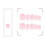 Short Square Press-On Nails French Tip Glossy 24-Pack 7