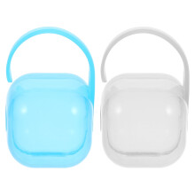 Pacifier Case Holder Container for Baby 2 Pieces