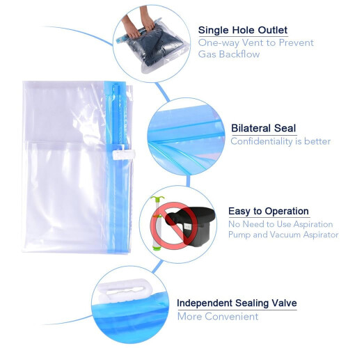 Compression Bags Transparent Space Saver 12 Pack 2
