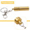 Billiard Cue Tip Shaper Gold Multifunction Tool 5
