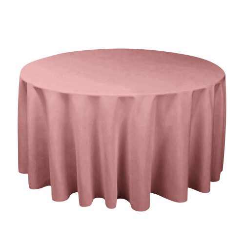 Watermelon Red Textured Round Tablecloth Water-Resistant 60