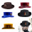 COMEET Western Top Hat Unisex Short-Brimmed Fedora 2