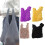 Stretch Bubble Shopping Bag Black Large Capacity 8