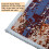 DODOING Abstract Polyester Rug Indoor Outdoor 5x7 ft 3