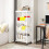 4-Tier Rolling Cart Large-Capacity Storage Trolley 4