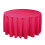 Hot Pink Round Disposable Plastic Tablecloth Waterproof 1