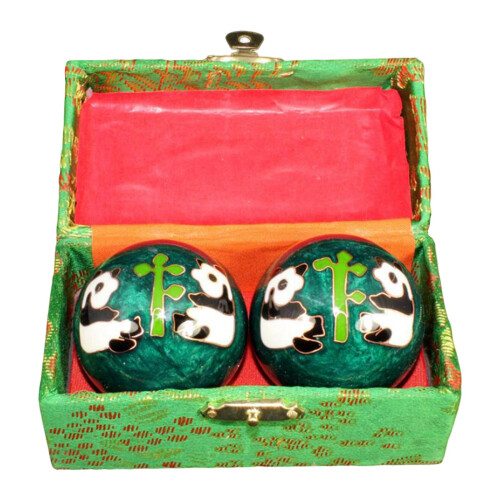 Baoding Massage Balls Set with Storage Box 2 Pieces 1
