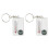 Compass Thermometer Keychain Pocket-Sized 7